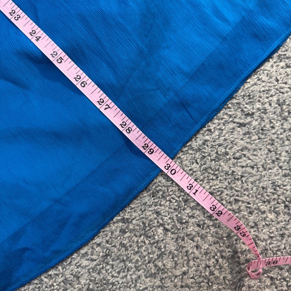 NEW J.Crew Strapless Silk Chiffon Dress Womens 2P Blue Sweetheart Cocktail - Picture 5 of 7